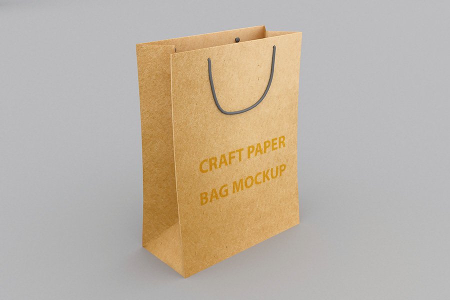 You are currently viewing Craft Paper Bag Mockup