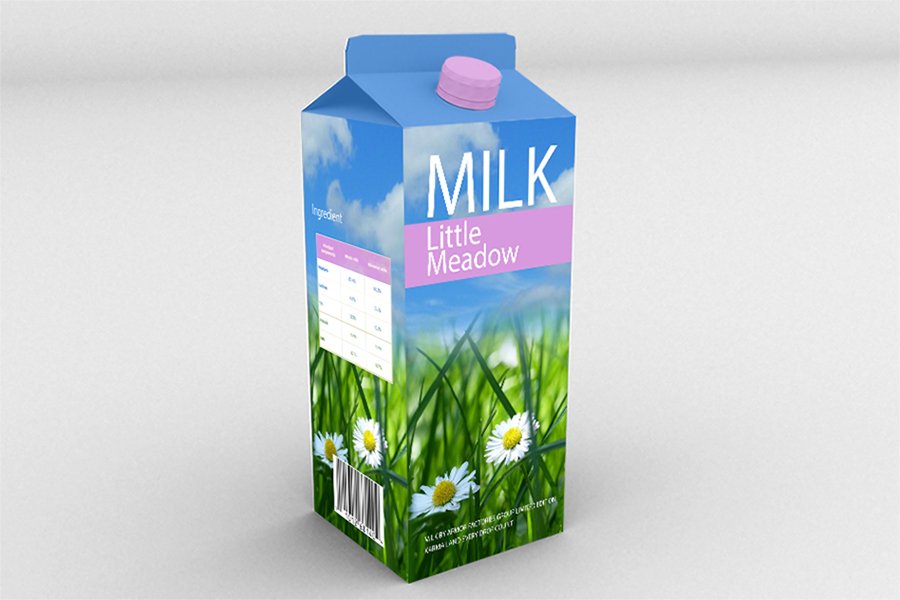 You are currently viewing Milk Box Packaging Mockup