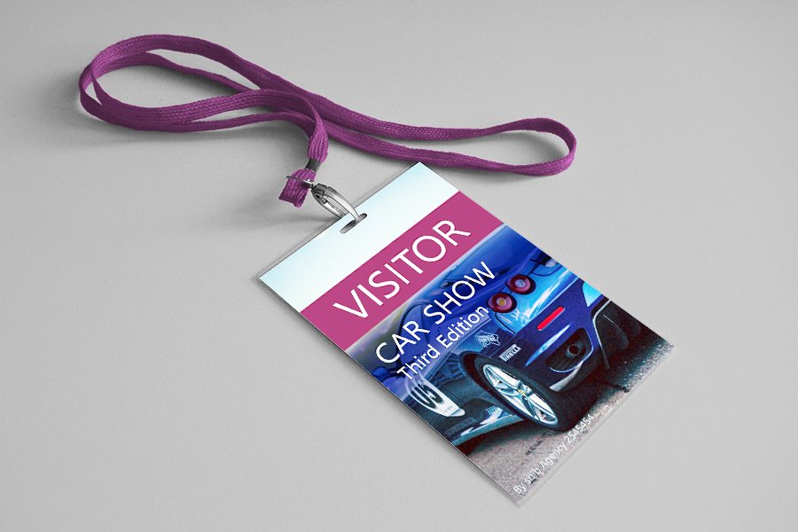 You are currently viewing Photorealistic Lanyard Badge Mockup