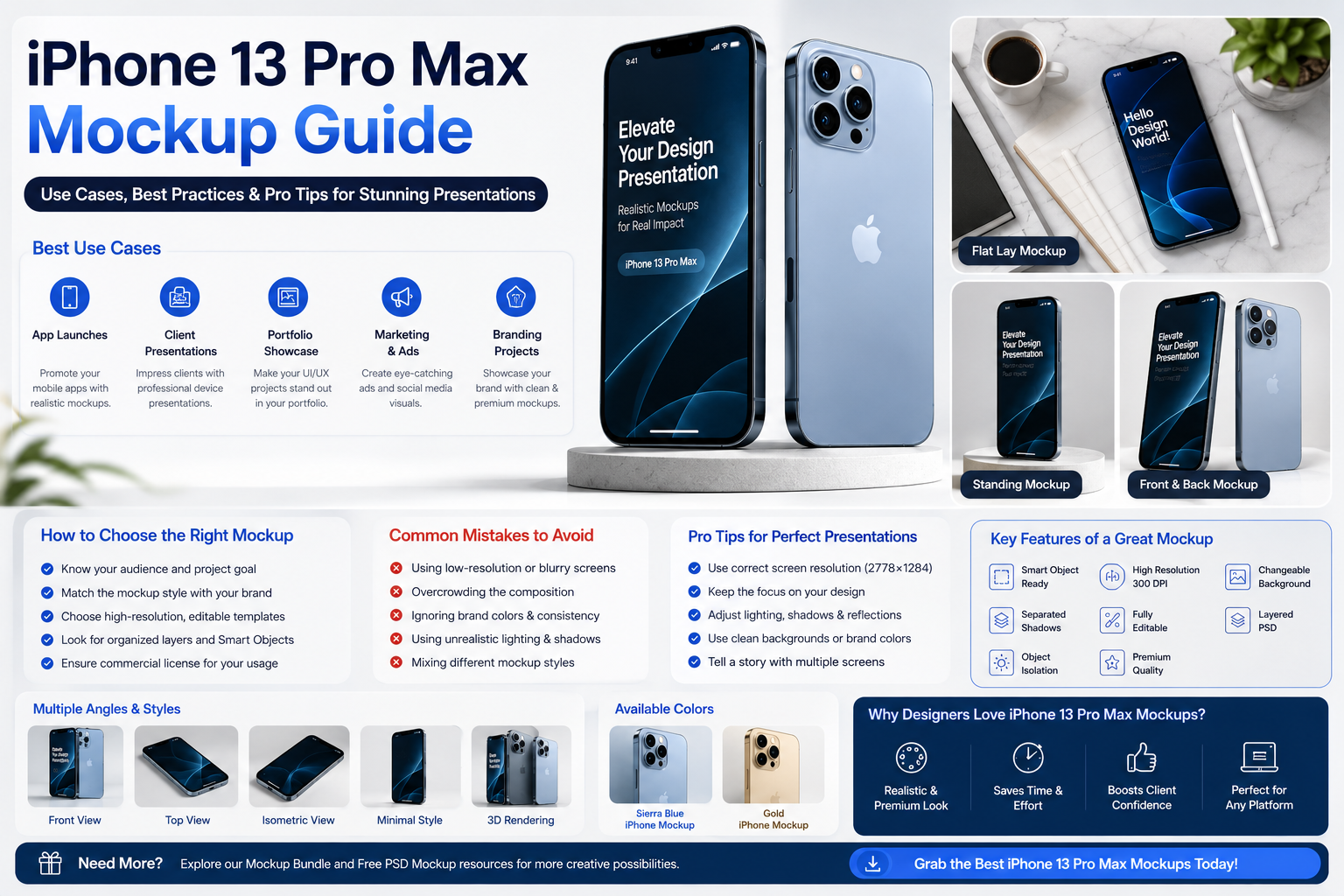 iPhone 13 Pro Max Mockup