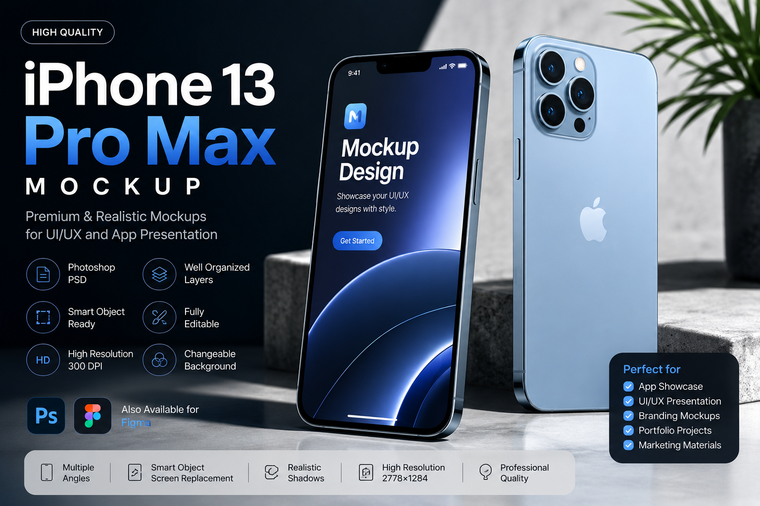 iPhone 13 Pro Max Mockup
